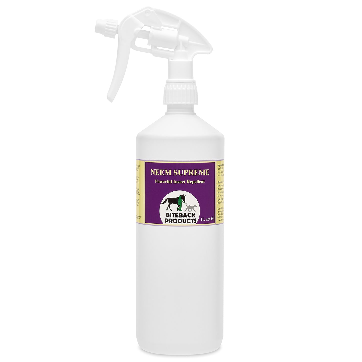 Bottle of Neem Supreme powerful insect repellent 1L Spray