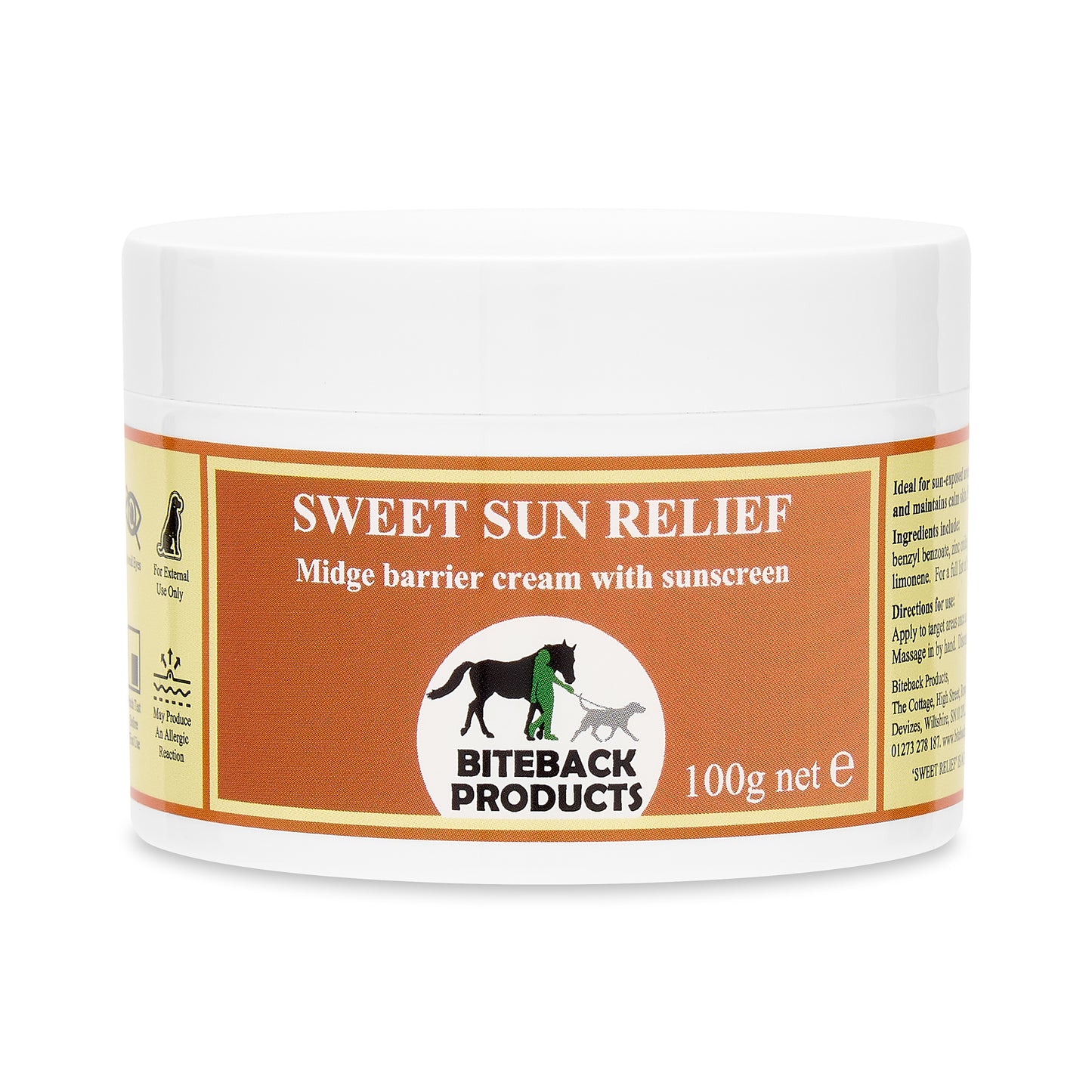 'Sweet Sun Relief'™ Midge Barrier & Sun Protection Cream