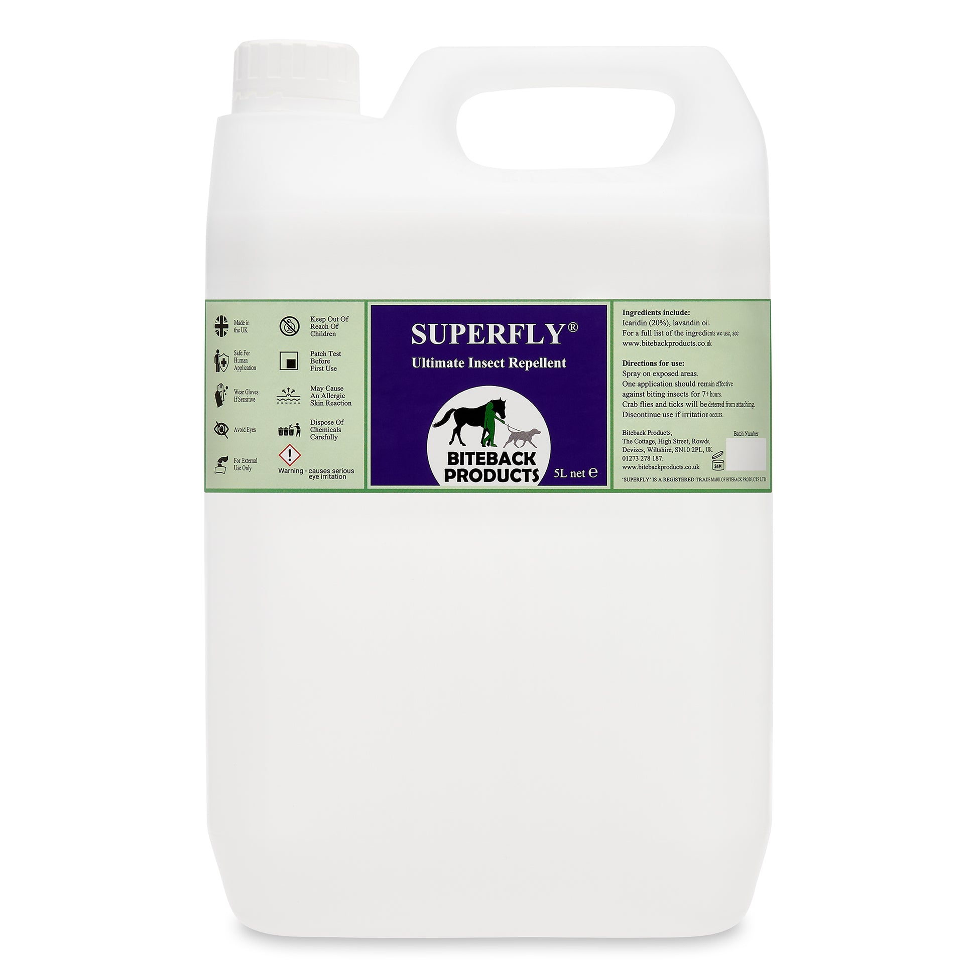 SuperFly Repellent fly spray 5L refill