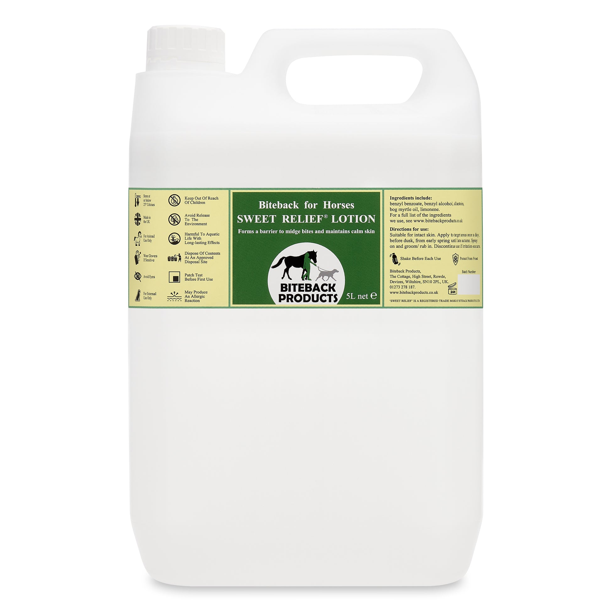 5L Refill of Sweet Relief Lotion for itchy horses