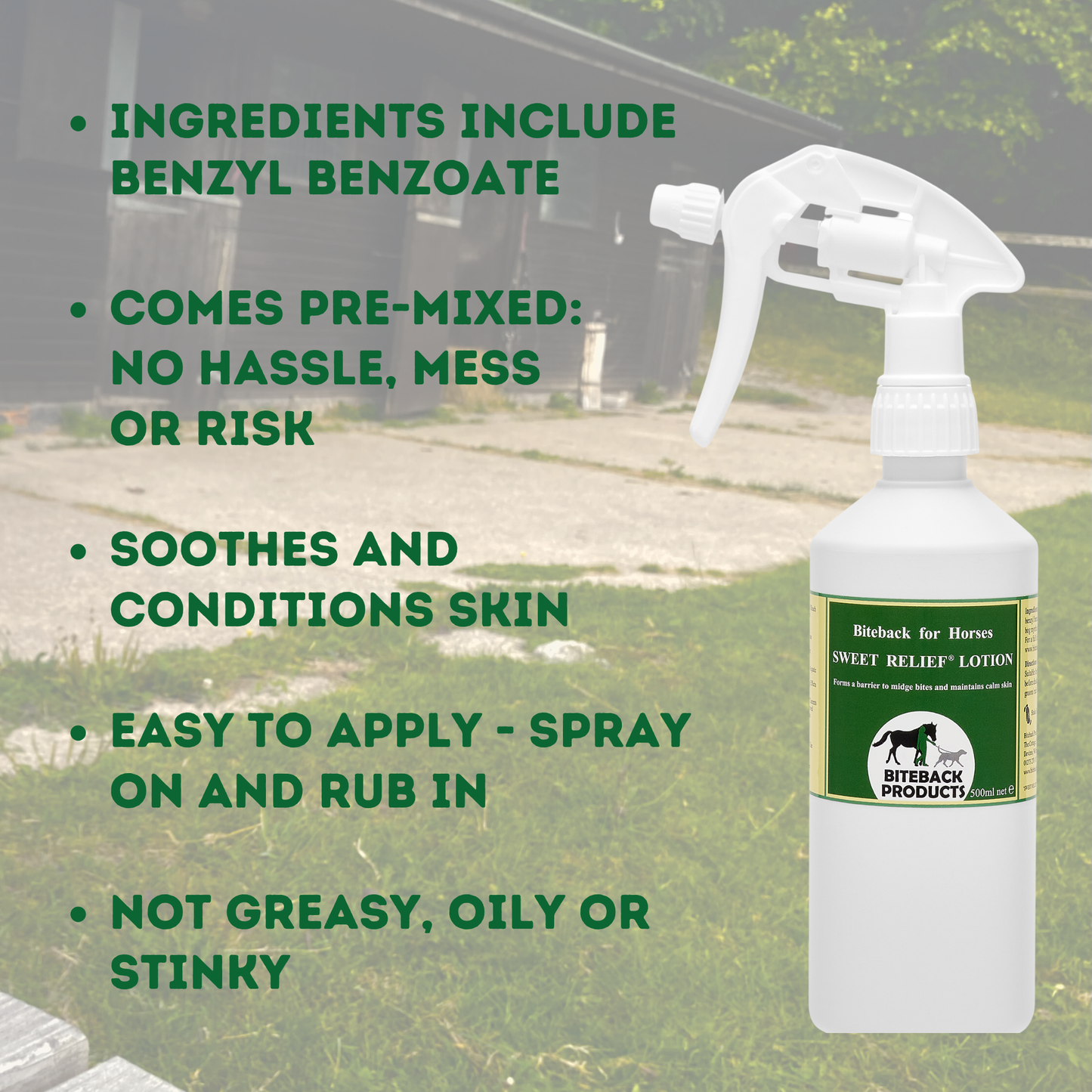 Benefits of Sweet Relief Lotion for Itchy Horses