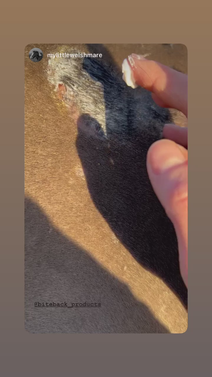 Sweet Relief Silver cream being applied to a wound