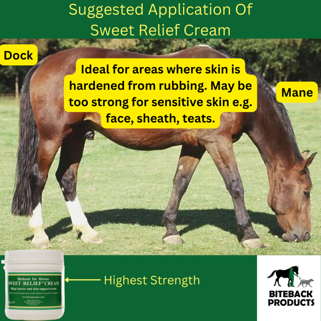 'Sweet Relief'® Midge Barrier & Skin Support Cream for Horses