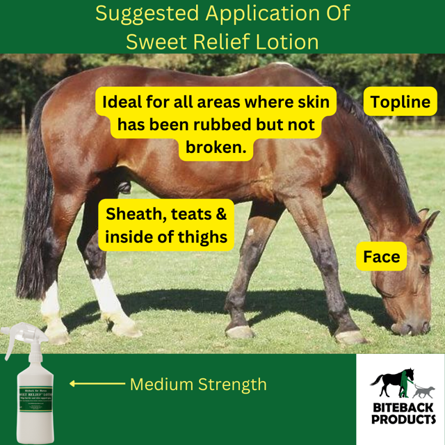 'Sweet Relief'® Midge Barrier and Skin Support Lotion for Horses