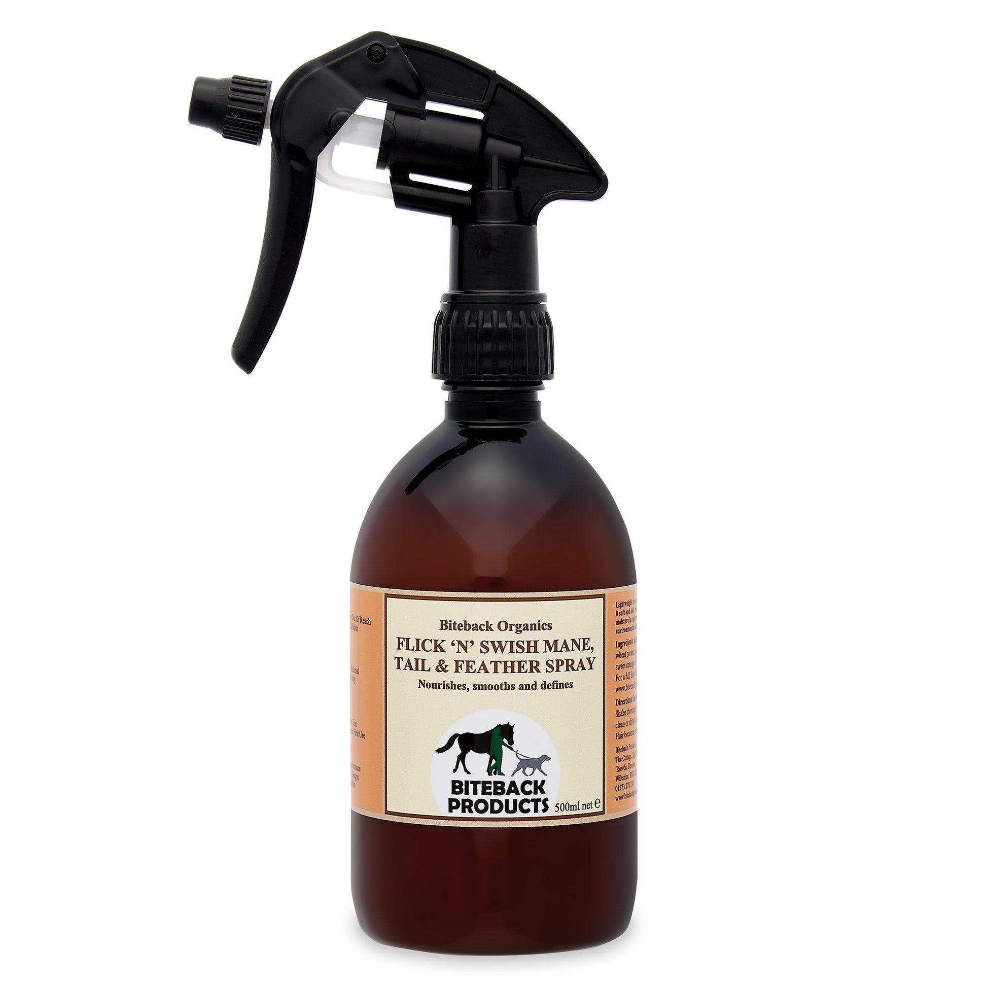 Conditioner detangler grooming spray for horses, 500ml.