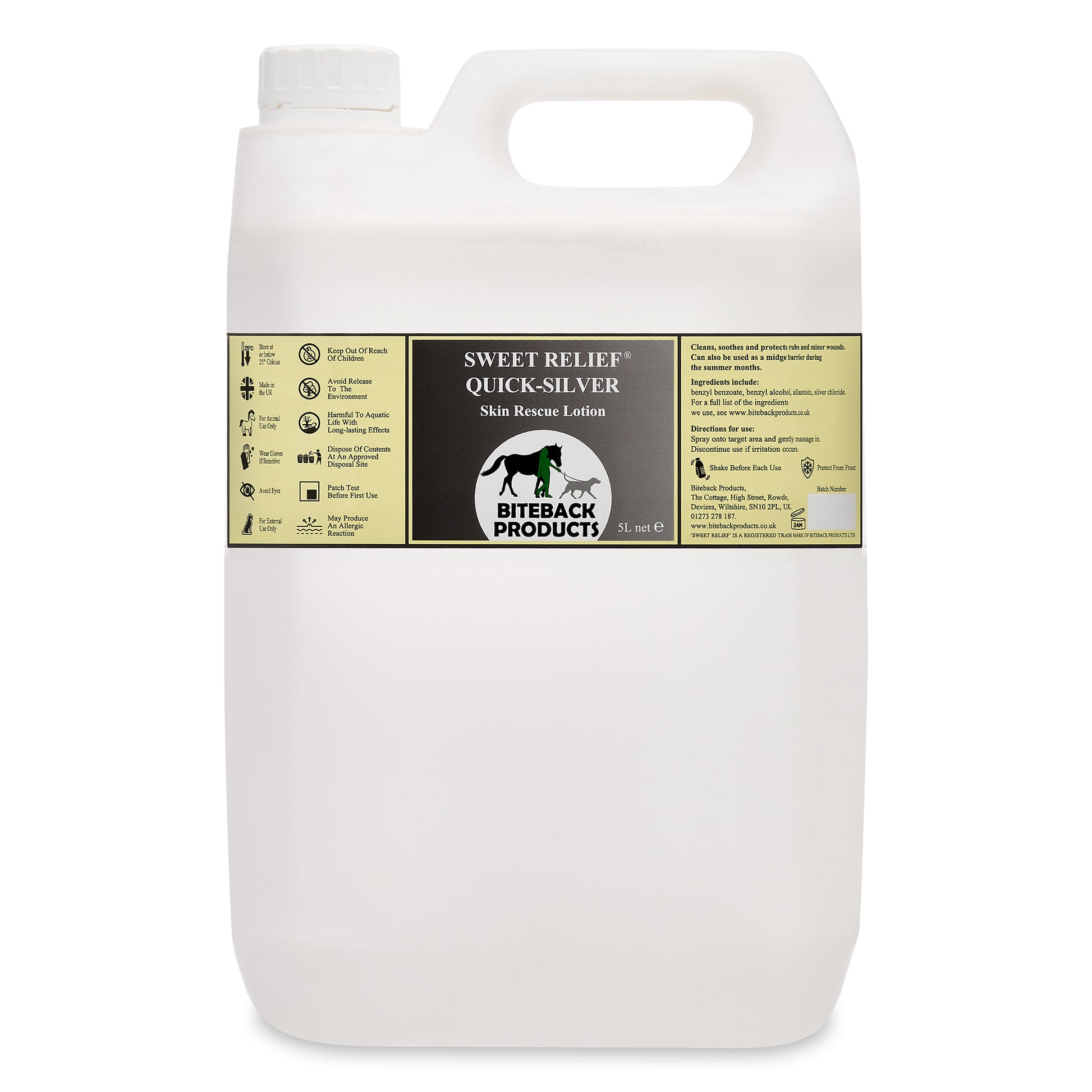 Quick-Silver Skin Rescue Lotion for Dogs & Horse Skin Problems