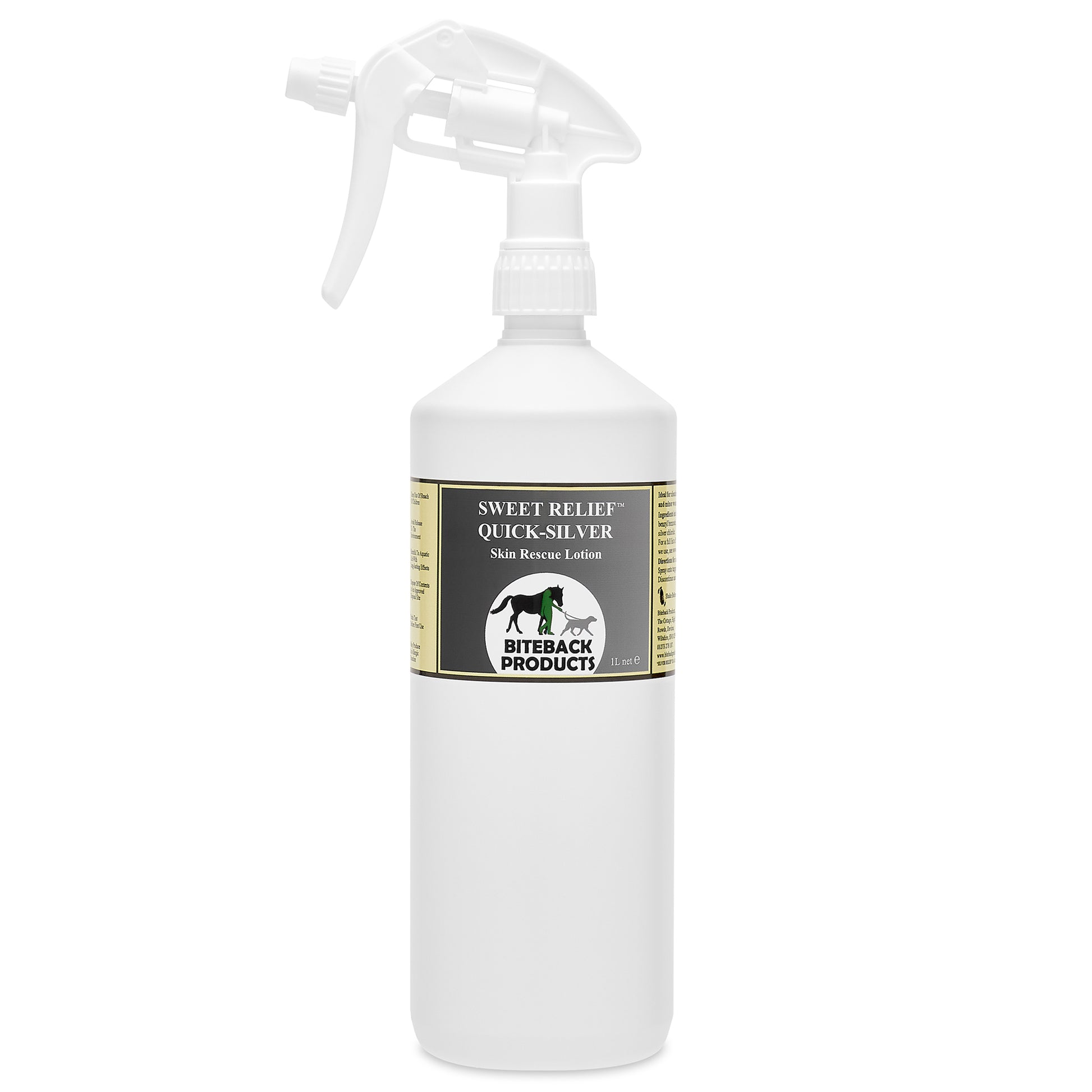 Quick Silver Lotion 1L Spray for itchy, sore dogs and horses 