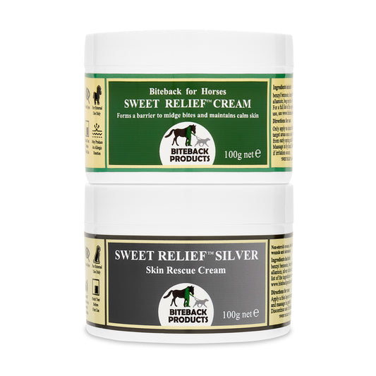 'Sweet Relief'™ Cream for Horses Sample Duo: 2 x 100g pots