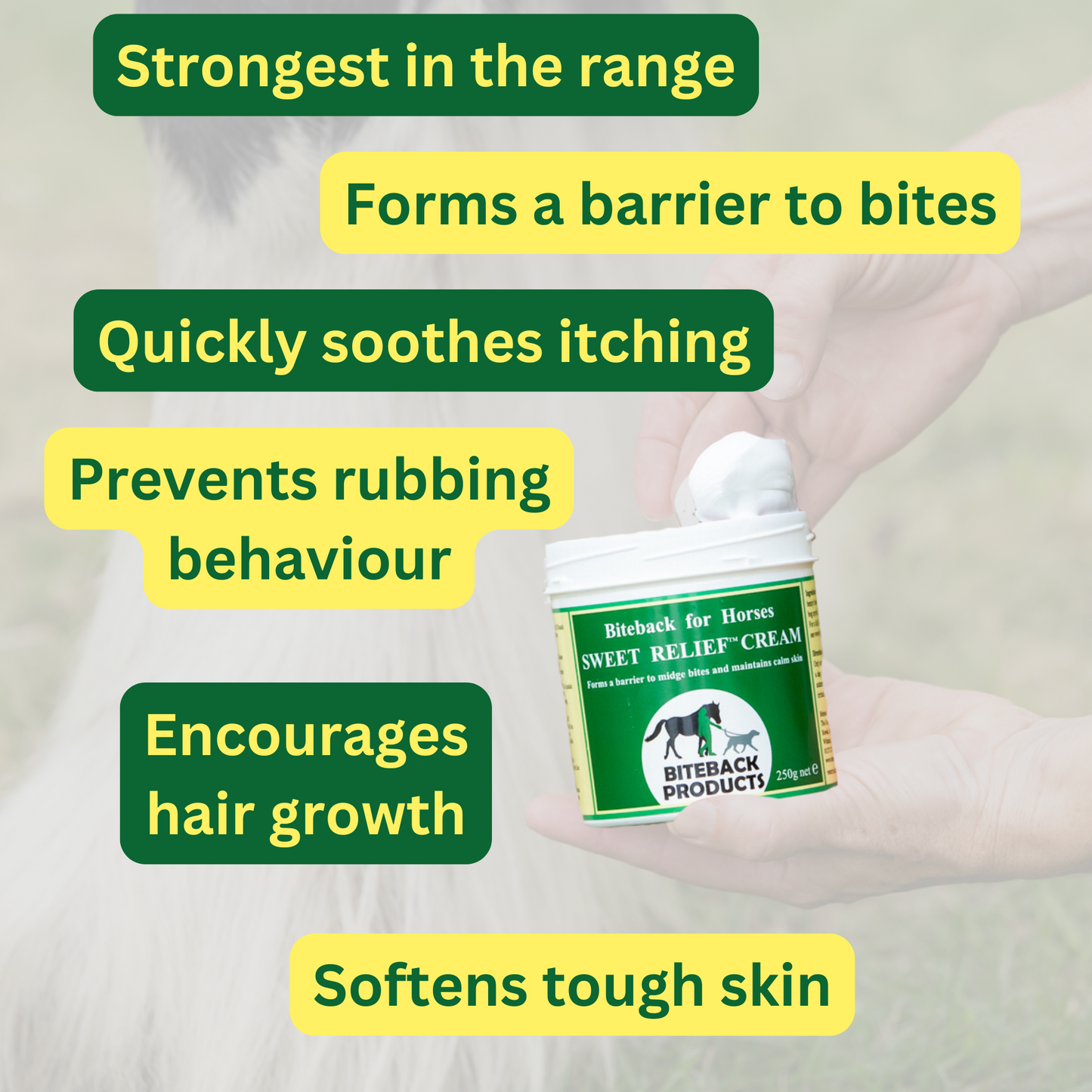 'Sweet Relief'® Midge Barrier & Skin Support Cream for Horses