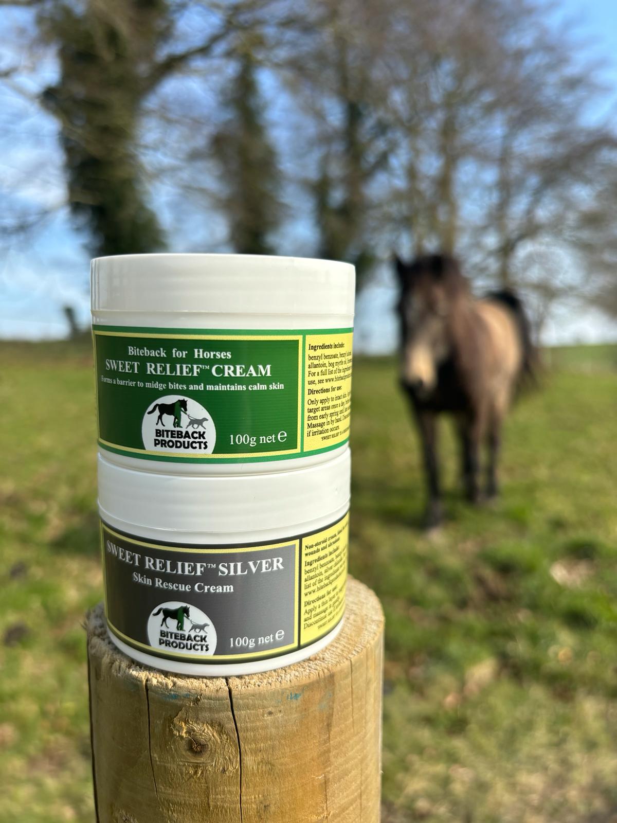 'Sweet Relief'™ Cream for Horses Sample Duo: 2 x 100g pots