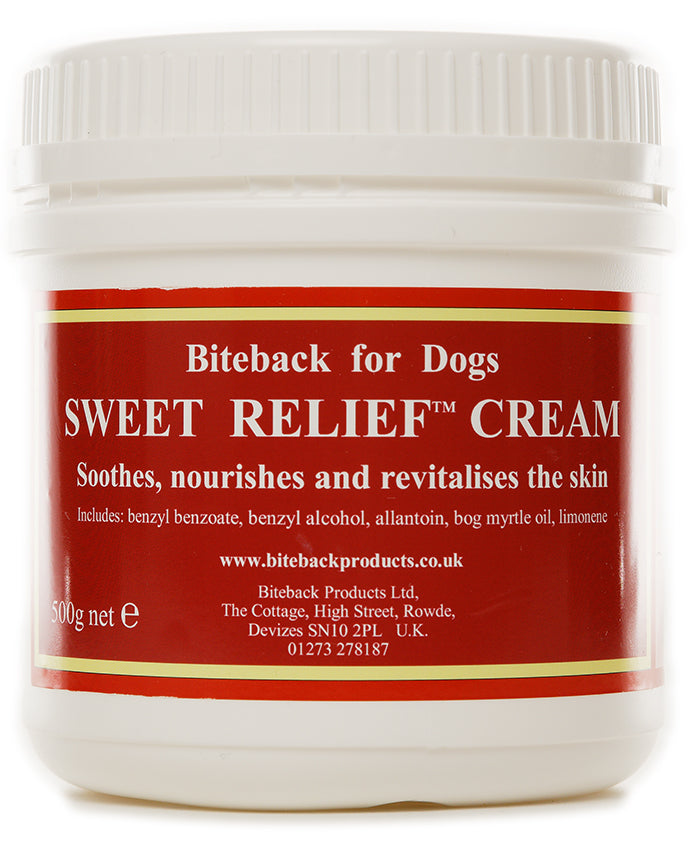 Biteback Sweet Relief Cream For Itchy Dog Skin Paw Balm