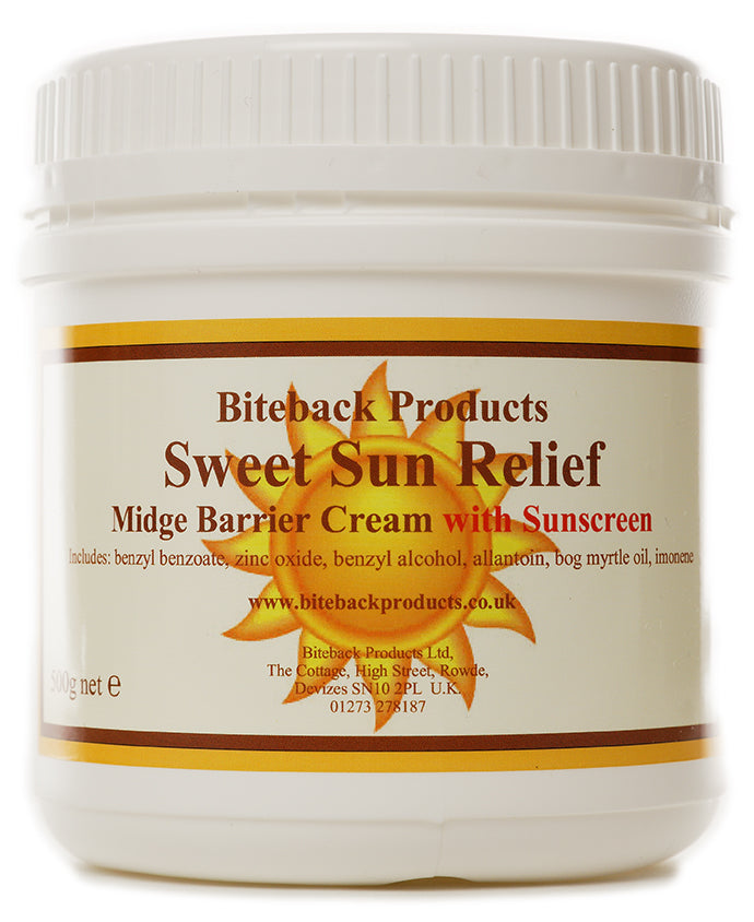 Sweet Sun Relief is a sunblock cream for sweet itch horses