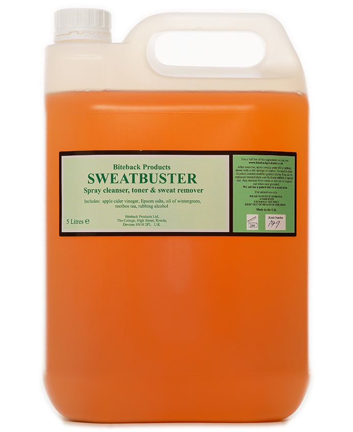 Sweatbuster sweat remover and grooming spray for horses