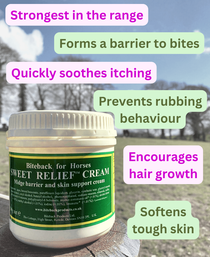'Sweet Relief'™ Midge Barrier & Skin Support Cream for Horses