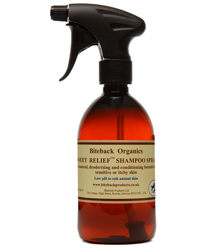 Biteback Sweet Relief is an ideal shampoo for horses with sweet itch