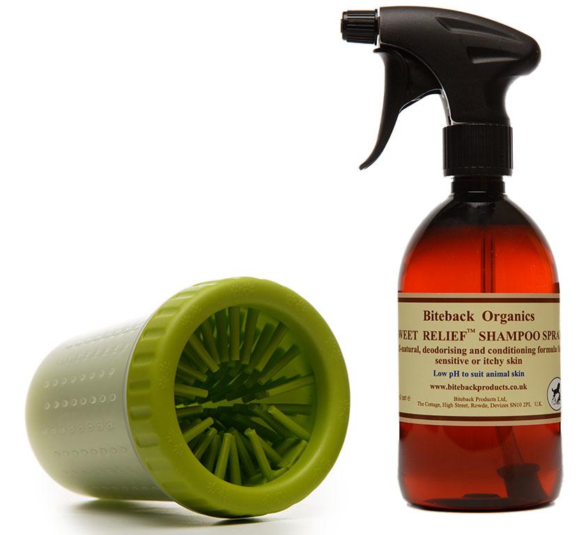 Biteback Organics ‘PawPal’™All Natural Spray Shampoo and Paw Plunger Pot-1